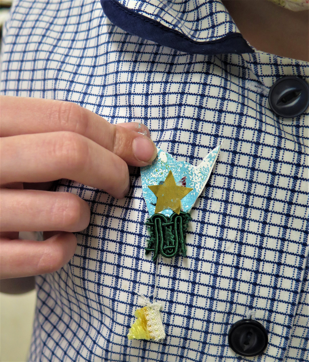 Making medals out of recycled materials by Jan Miller