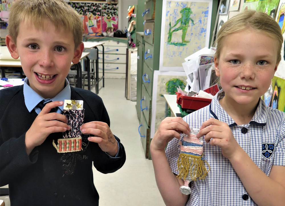 Making medals out of recycled materials by Jan Miller