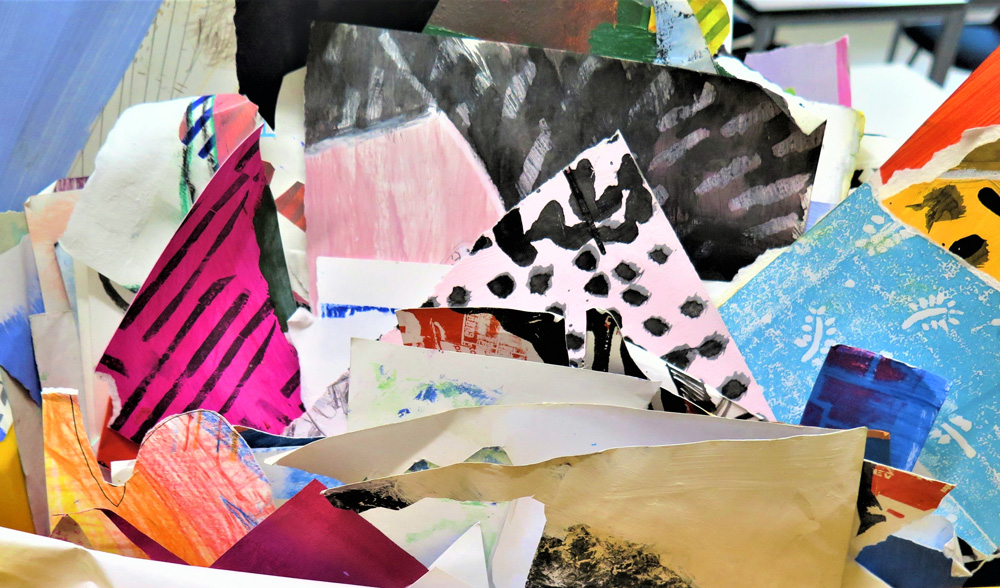 Making medals out of recycled materials by Jan Miller