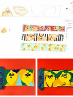 Lemon Scarf 2b Or Not 2B by Sarah and Elsa Hingley