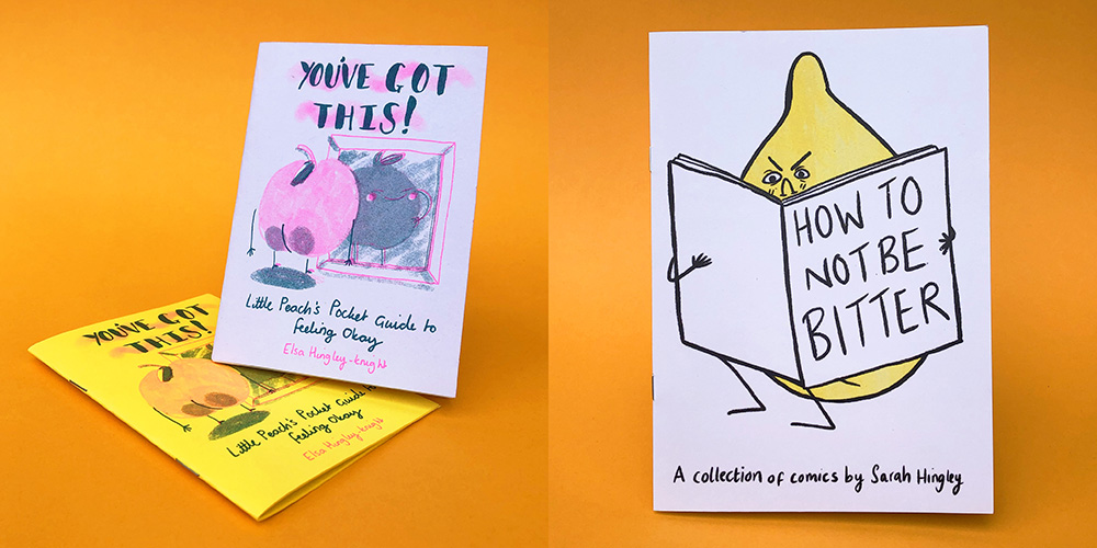 Lemon and Peach Zine 2B Or Not 2B by Elsa and Sarah Hingley
