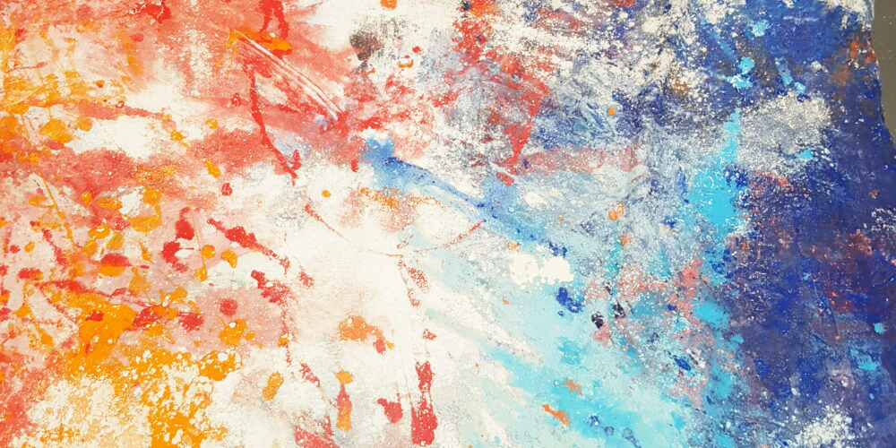 Volcano Painting