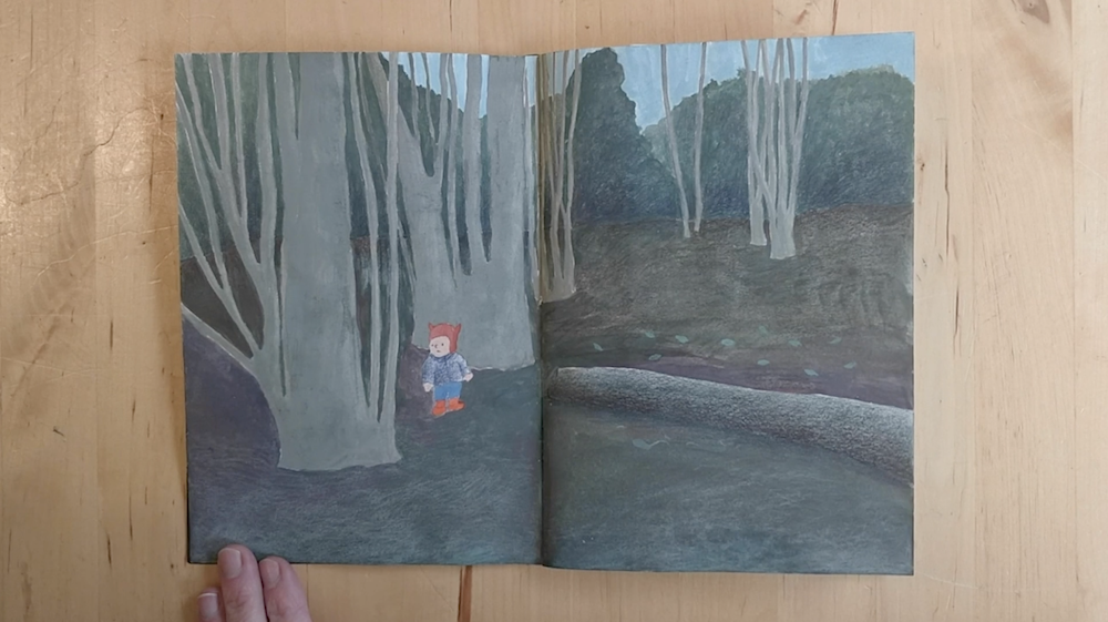 Little Boy in a Forest by Inbal Leitner