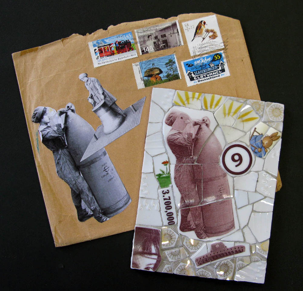 Siobhan's Mail Art by Theresa Easton