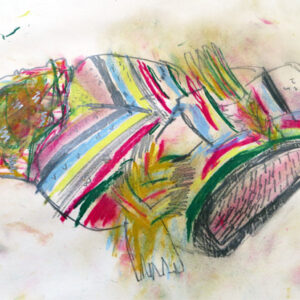 Exploring texture with pastel