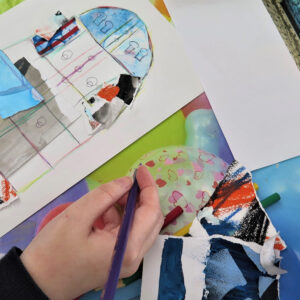 Collage Streets by Jan Miller