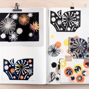 Claire Harrup shares how she uses her sketchbooks as "scrap books"