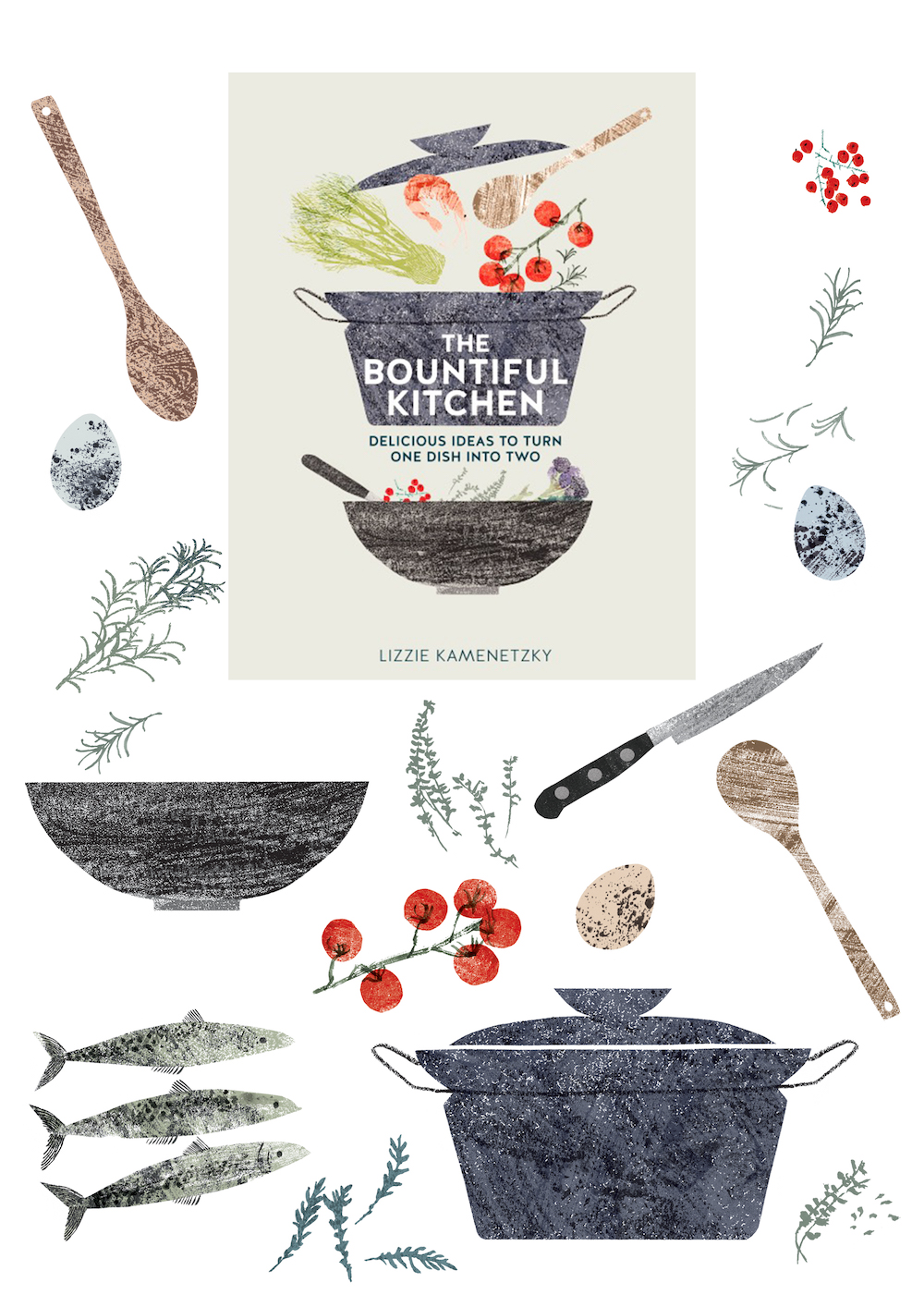 The Bountiful Kitchen Cover by Claire Harrup