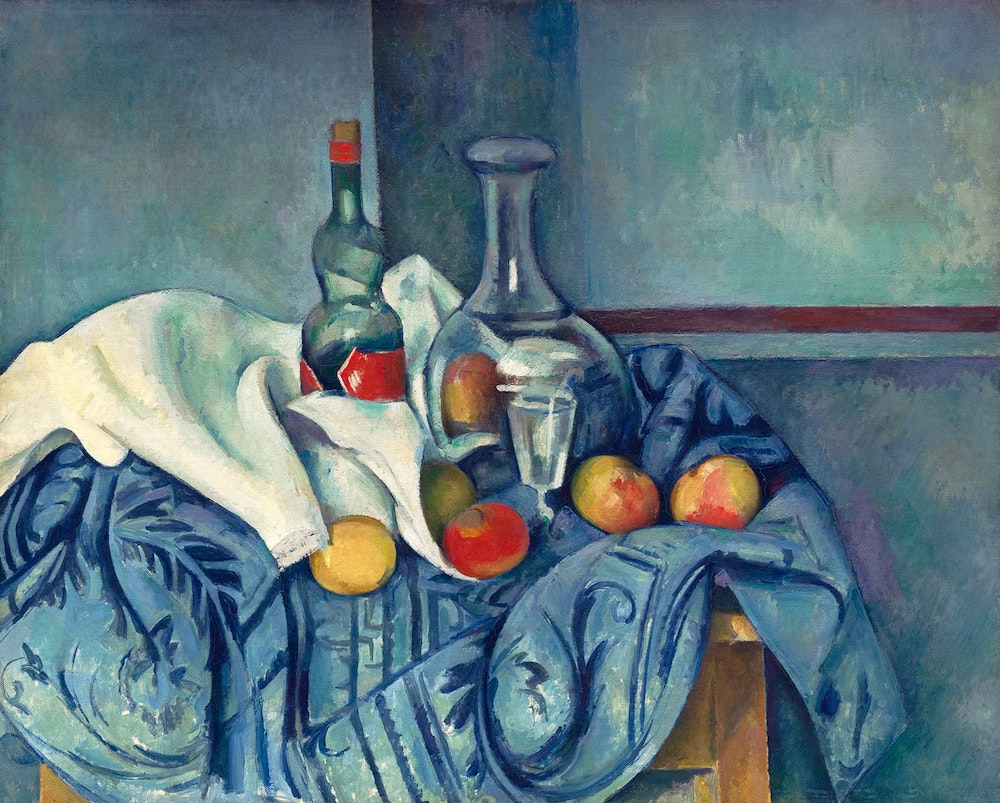 The Peppermint Bottle by Paul Cézanne by National Gallery of Art is marked with CC0 1.0