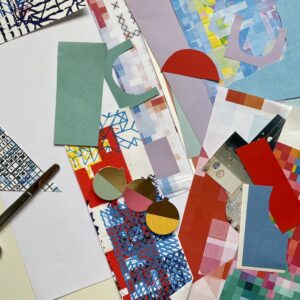 Collage Materials For The Pattern By Rachel Parker