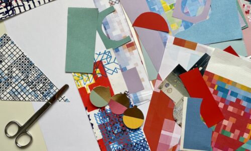 Collage Materials For The Pattern By Rachel Parker