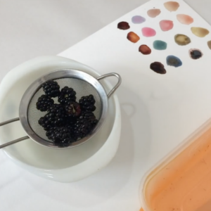 Mashing Blackberries Into Ink By Scarlett Rebecca