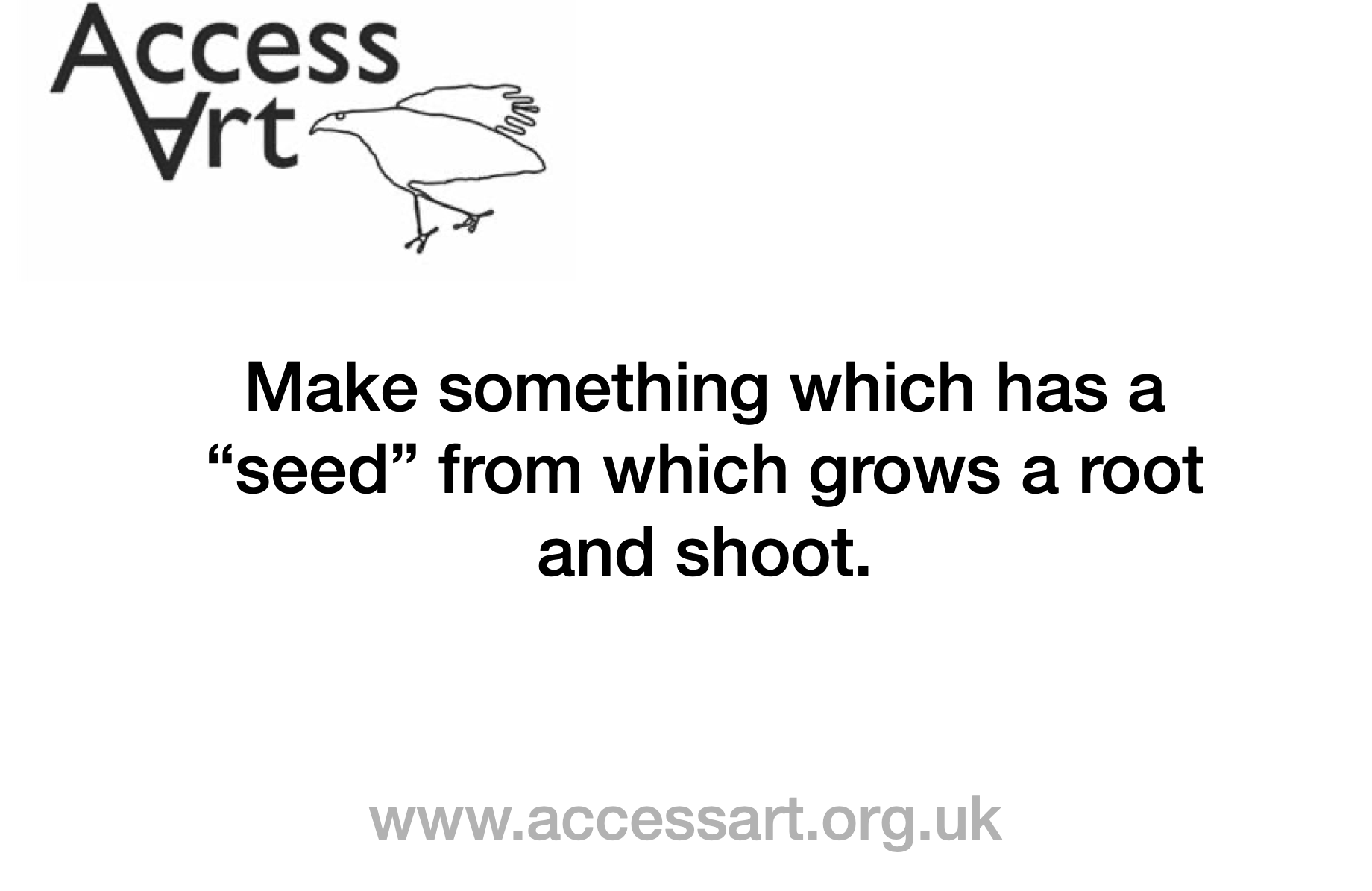 Download "prompt cards" to inspire making