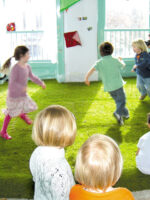 Children Playing By Penny Hay