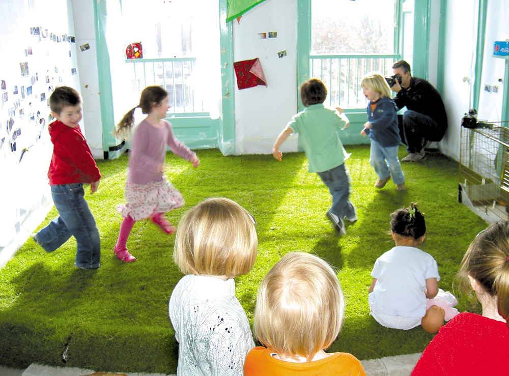 Children Playing By Penny Hay