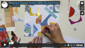 Making a repeat Pattern with Rachel Parker for AccessArt