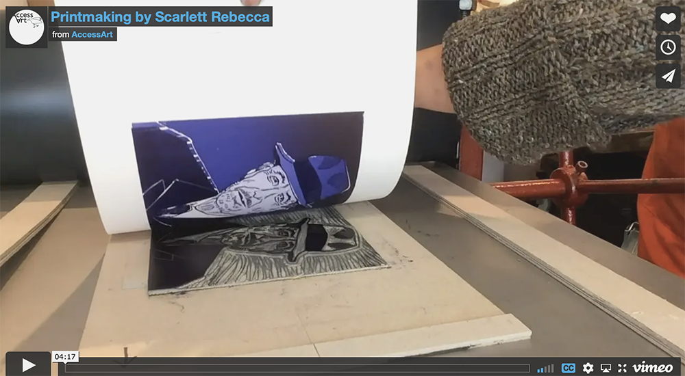 In this post printmaker Scarlett shows us in depth how she creates prints using Linocut and Lithography