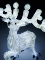 itv Reindeer For itv Creates reimagined Brand Identity by Faith Bebbington (Illuminated Plastic Milk Bottles)