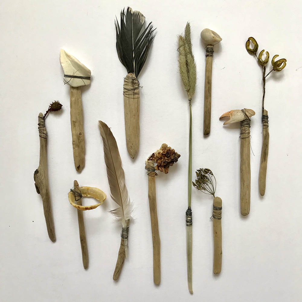 Home Made Drawing Tools by Andrea Butler