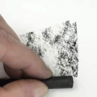 Compressed Charcoal Using Side By Lancelot Richardson