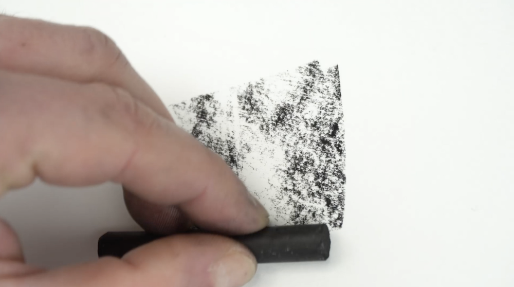 Compressed Charcoal Using Side By Lancelot Richardson