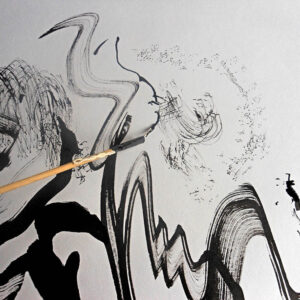 One Strand Canvas Tool Marks by Andrea Butler