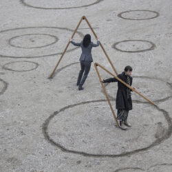 Explore artist Molly Hausland who makes circles outside