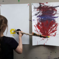 Painting With a Stick by Mostyn de Beer