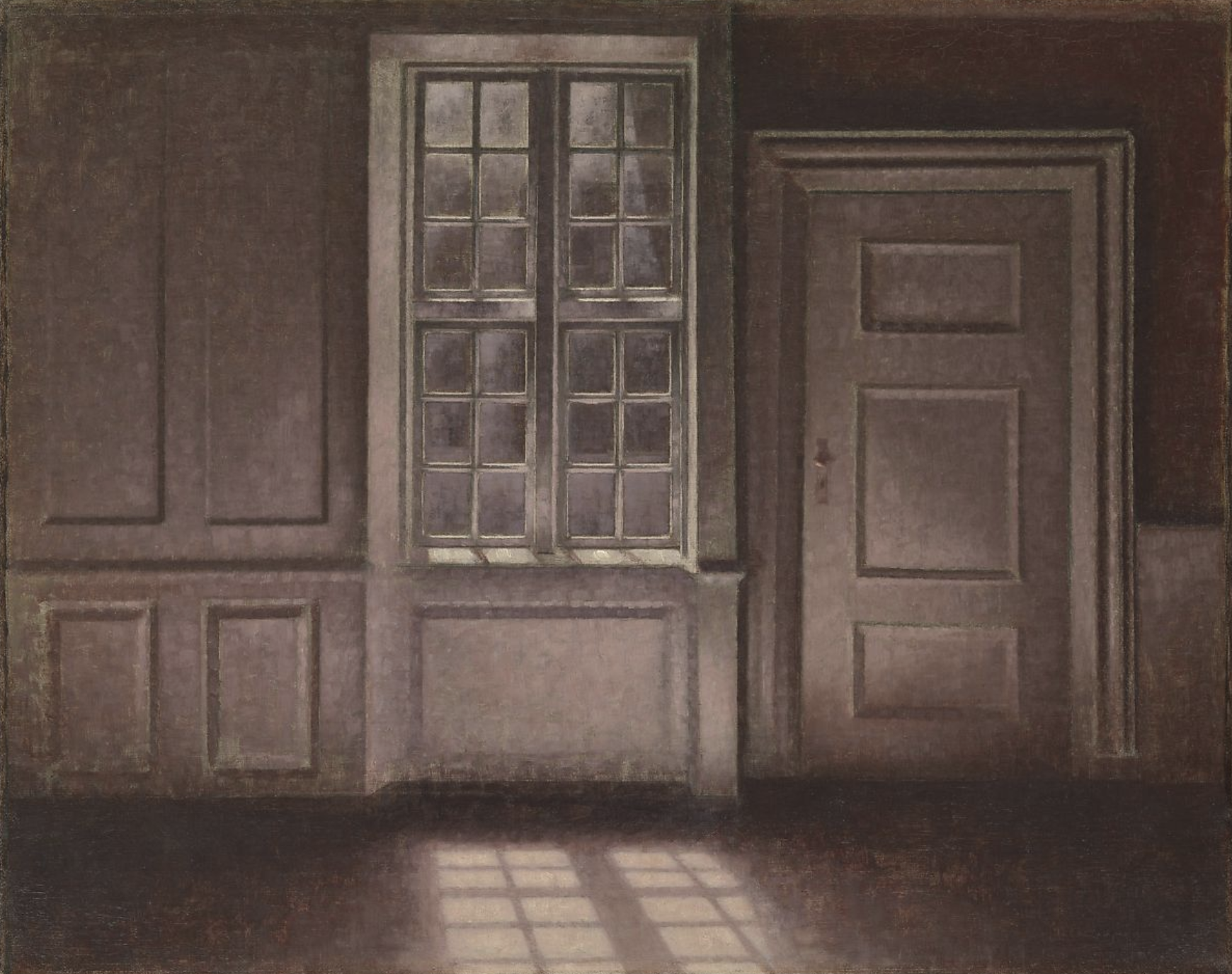 Moonlight, Strandgade 30 1900–1906 Vilhelm Hammershøi