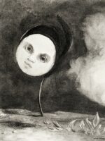 Strange Flower (Little Sister of the Poor) (1880) by Odilon Redon. Original from the Art Institute of Chicago