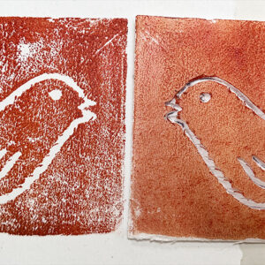 foam plate and print