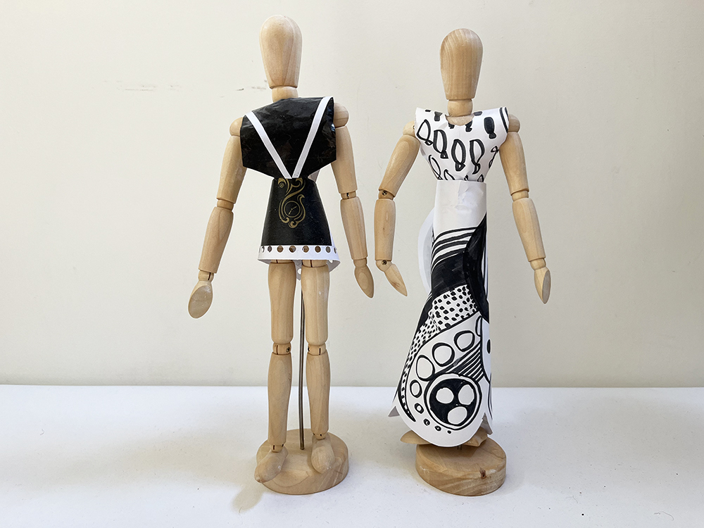 attached to mannequin by Paula Briggs attached to mannequin by Paula Briggs