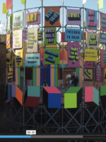 Flock of Seagulls Bag of Stolen Chips by Morag Myerscough https://vimeo.com/666728598