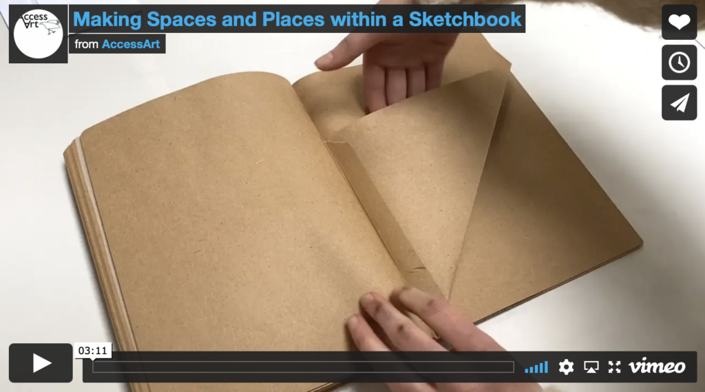 Making Spaces in a Sketchbook