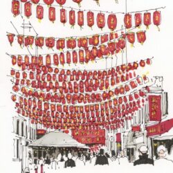 Chinatown by The Shoreditch Sketcher
