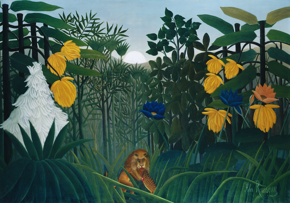 The Repast of the Lion (1907) by Henri Rousseau. Original from The MET Museum. Digitally enhanced by rawpixel.