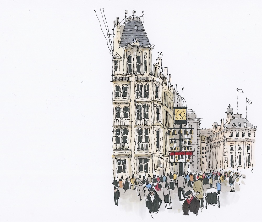 Leicester Square by The Shoreditch Sketcher