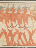 Military Musicians Showing Nubian and Egyptian Styles Artist: Nina de Garis Davies (1881–1965) Dynasty 18 Reign: reign of Thutmose IV Date: ca. 1400–1390 B.C.
