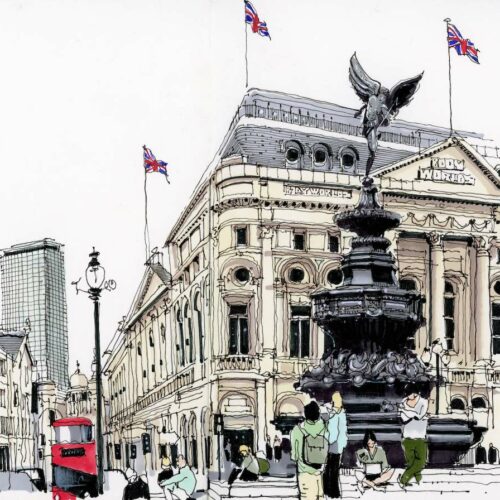 Piccadilly by The Shoreditch Sketcher