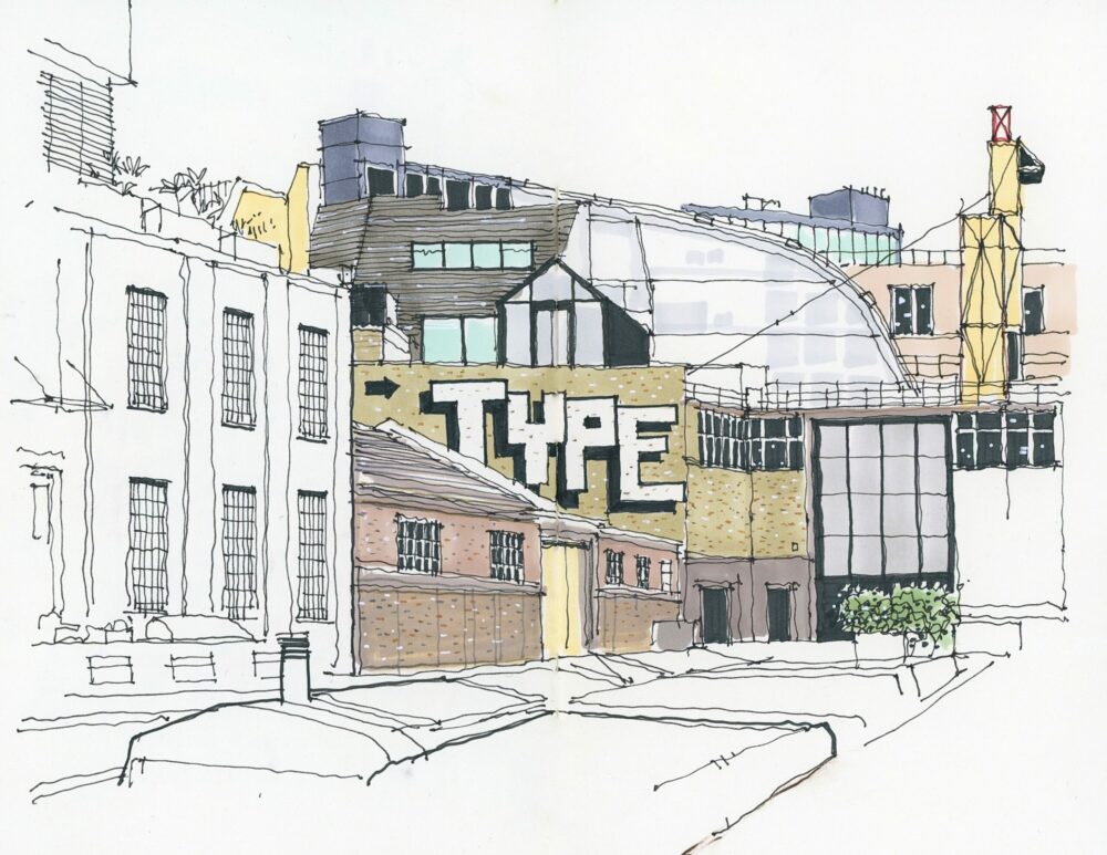 Regents Canal by The Urban Sketcher