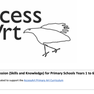 See the new AccessArt Progression of Knowledge & Skills Plan and watch the video to see how to edit the plan to suit your school