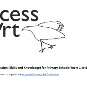 Edit the new AccessArt Progression of Knowledge & Skills Plan suit your school