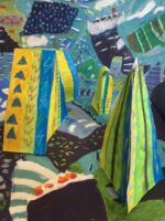 Sculptural Environment Inspired by Hockney by Natalie Deane