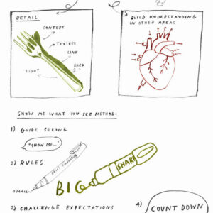 This method can be used by pupils and teachers to help focus looking, and aid drawing.