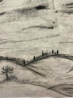 Creating a sense of place when drawing with charcoal.