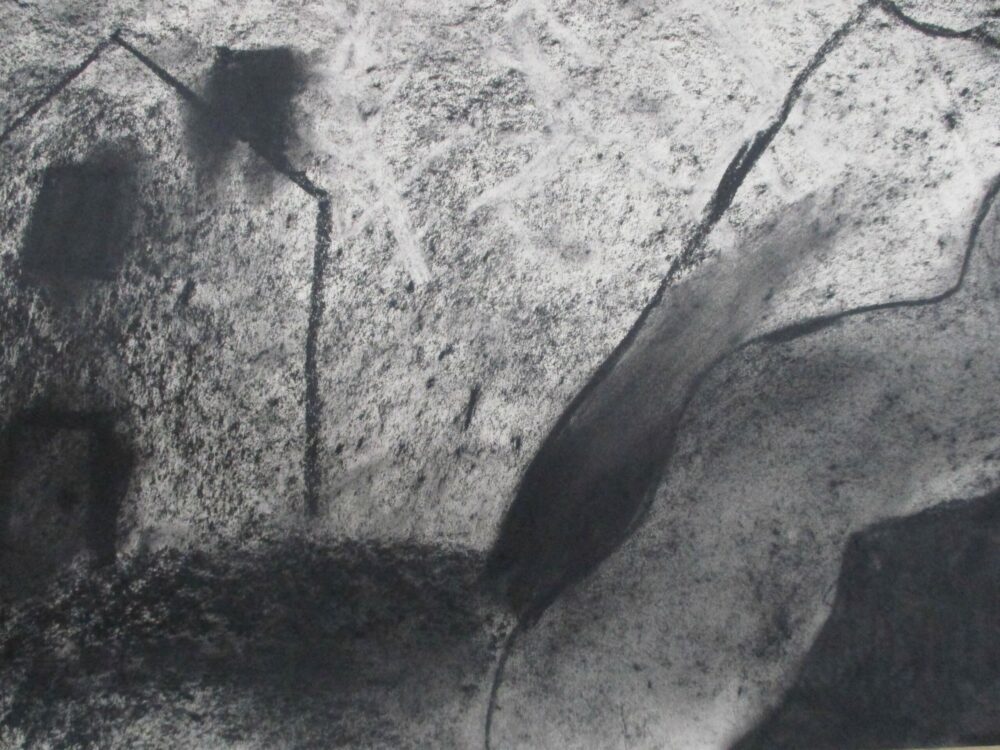 Using charcoal to create fog and filthy air.