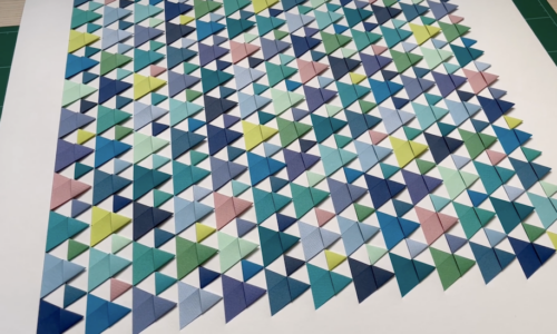 Triangle Paper Weaves by Naomi Kendall