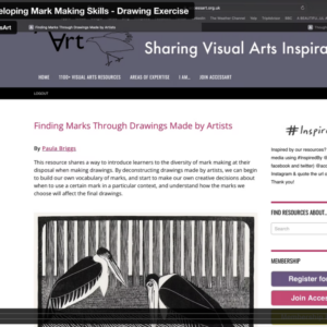 Finding marks made by artists zoom recording