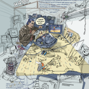 Sketch if Habib by Olivier Kugler