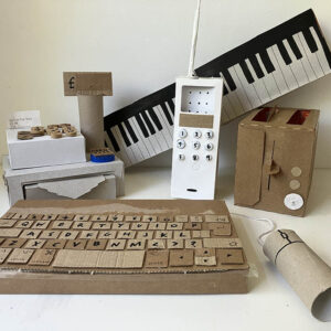 Cardboard Objects Altogether by Tobi Meuwissen